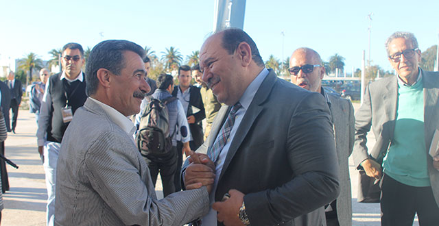 السيد عبد الله بوصوف رفقة السيد محمد الصبار، الأمين العام للمجلس الوطني لحقوق الإنسان