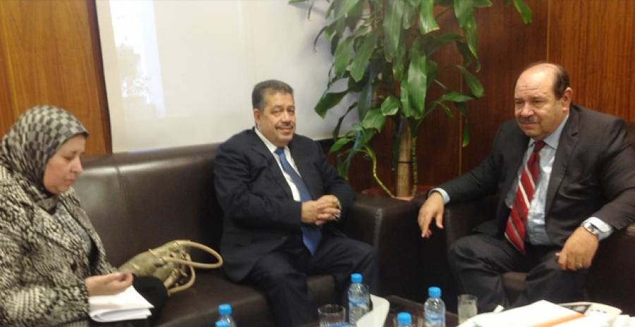 M.Abdellah Boussouf reçoit le secrétaire général du parti de l'Istiqlal