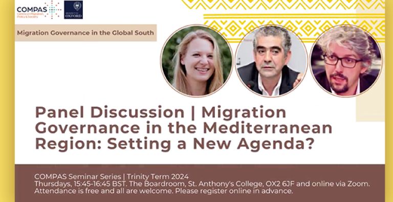 Oxford: “Migration governance in the Mediterranean Region”