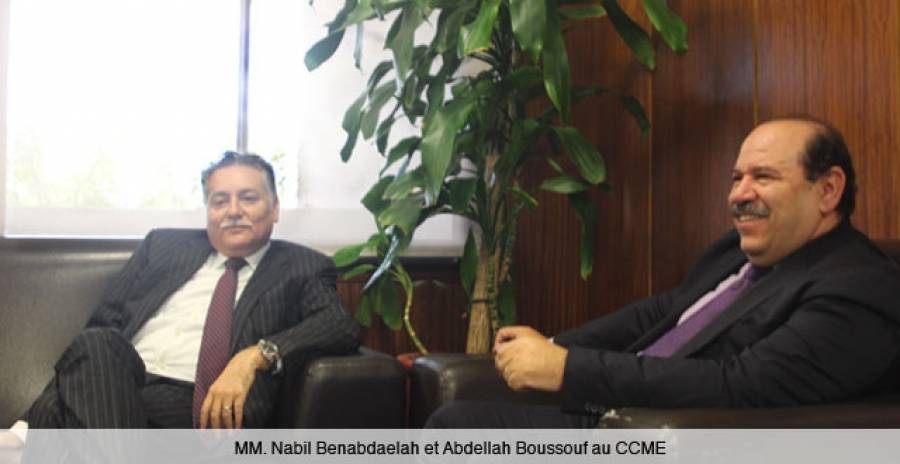 M.Abdellah Boussouf reçoit M.Nabil Benabdellah, secrétaire général du PPS au CCME