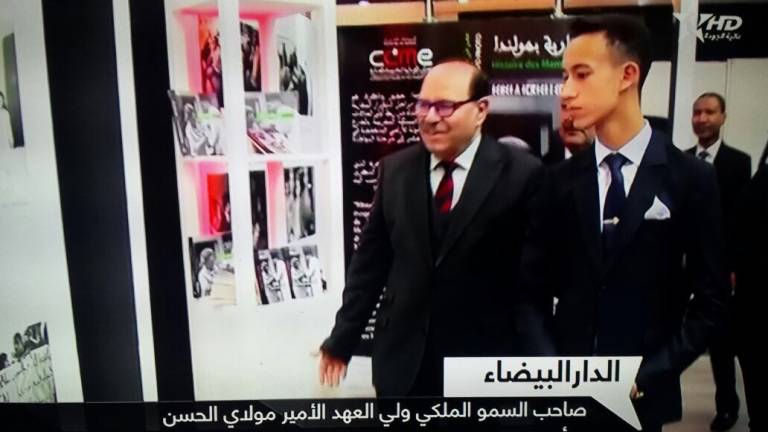 ولي العهد الأمير مولاي الحسن يفتتح معرض الكتاب ويزور رواق مجلس الجالية المغربية بالخارج