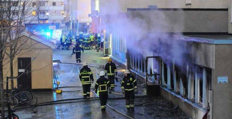 Sweden mosque arson attack injures 5 people amid immigration  debate