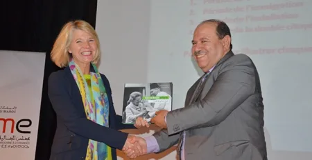 M. Abdellah Boussouf, Secrétaire général du Conseil de la communauté marocaine à l’étranger (CCME) et Son Excellence Mme Désirée Bonis, Ambassadeur des Pays-Bas au Maroc.